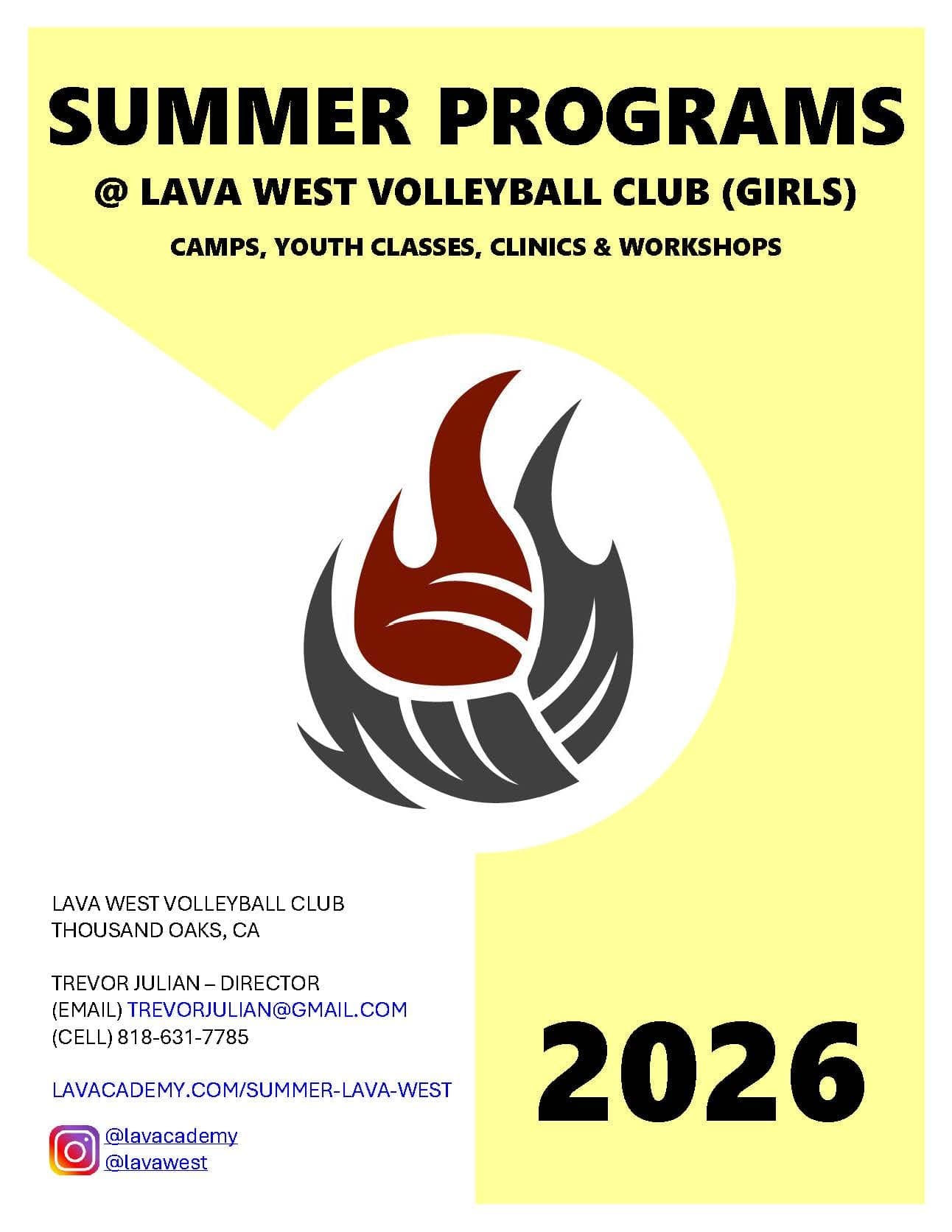 Program Guide - Summer 2026 - Lava West - 01 cover